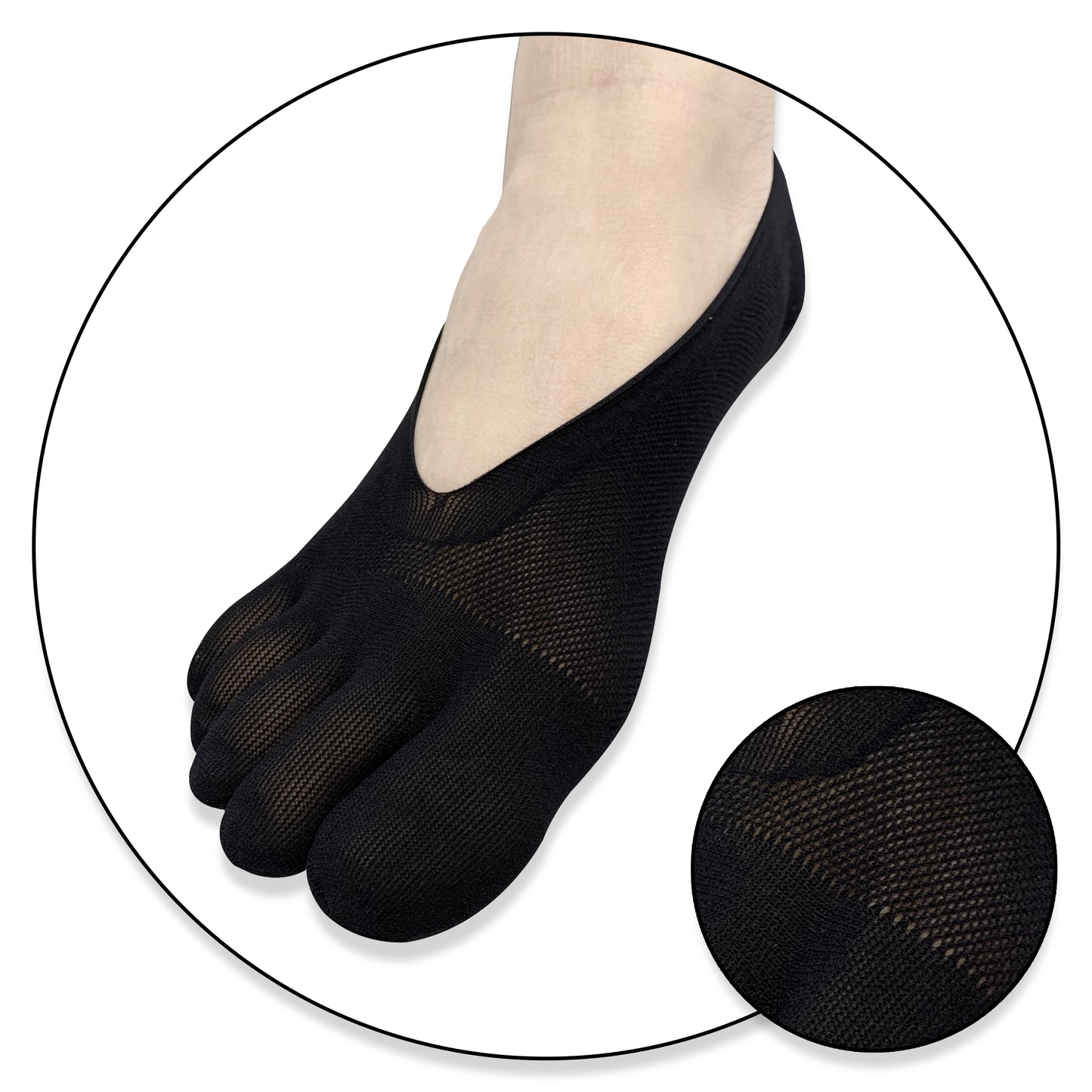Independent Toes - No Show Sockettes